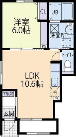 Comfortの物件間取画像